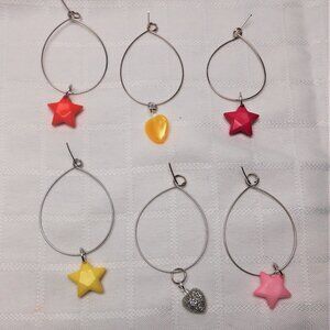 No. 54/55- Handmade identifiers for wine glasses or stemmed glasses